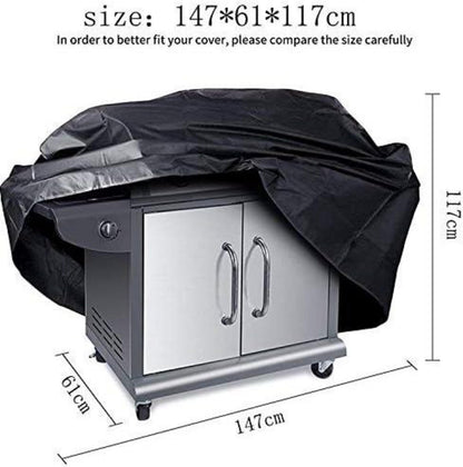 Gasgrill Abdeckung 147x61x117CM wasserdicht UV-Schutz