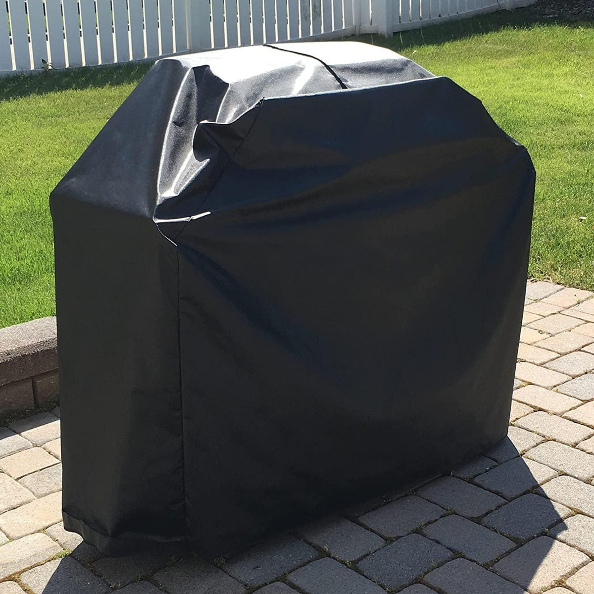 Gasgrill Abdeckung 147x61x117CM wasserdicht UV-Schutz Schwarz