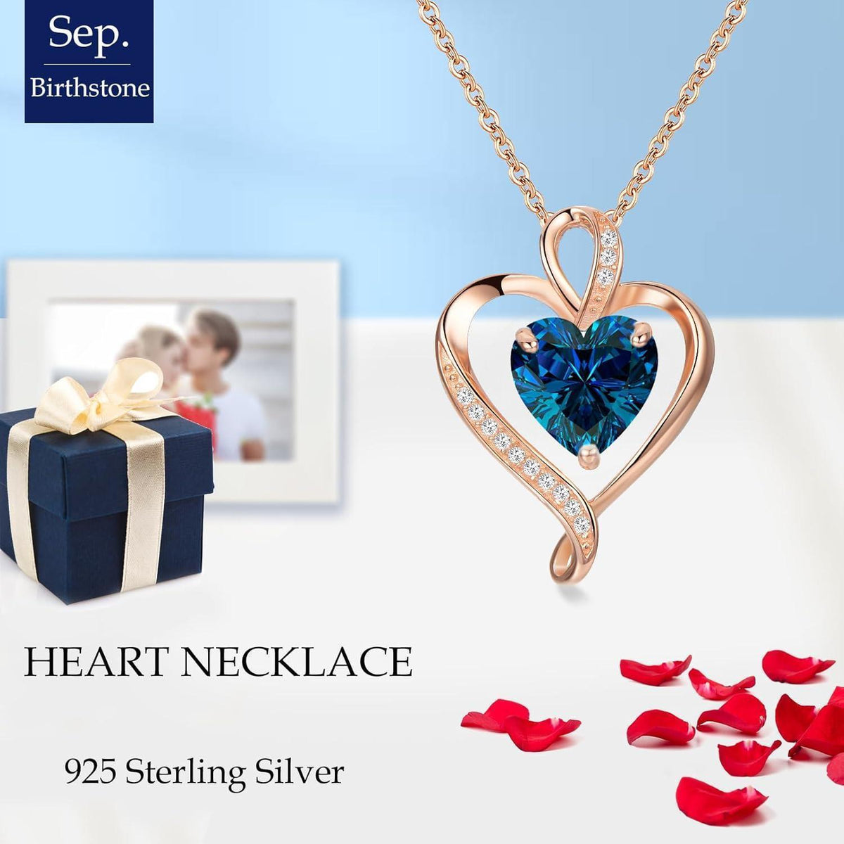 Silber Herz Halskette Damen 925 Sterling Silber Geschenk