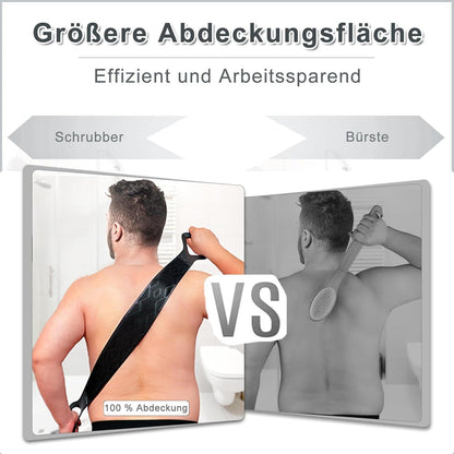 Rückenbürste Dusche 2-seitig Silikon Peeling Massage Cellulite