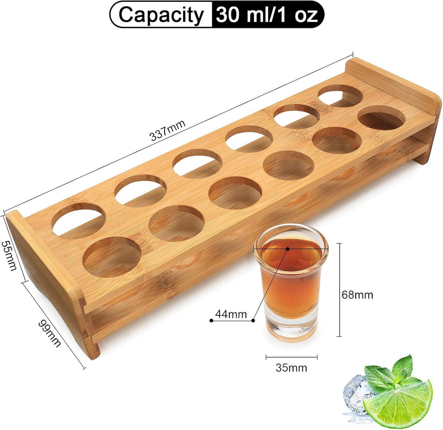 Schnapsglas-Set 12 Stück Kristallglas 30 ml Likör Schnaps