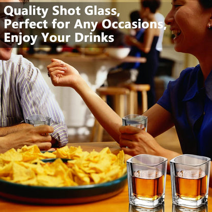 Schnapsglas-Set 60 ml Cocktail-Halter 12 Löcher klar 12 Stk