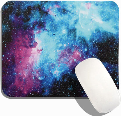 Kleines Mauspad Galaxy Star 24x20 cm Waschbar rutschfeste Unterseite Ultra glatte Oberfläche