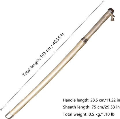 Anime Samurai Holz Schwert | 104 cm Blade Cosplay Schwert