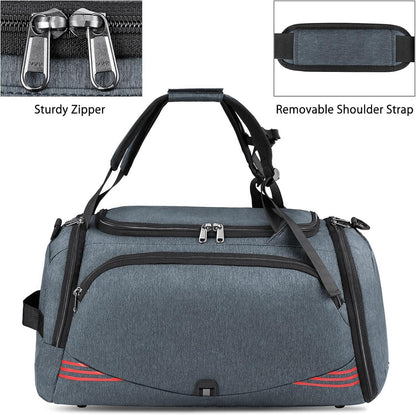 Sporttasche Reisetasche mit Schuhfach 40L 65L Gym Fitness Rucksack-Funktion