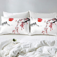 Japanische Kirschblüte Bettwäsche Set 135x200cm