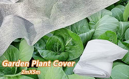 Gartenvlies Pflanzenschutz Winterschutz 2mx5m 30g/m² weiß Atmungsaktiv