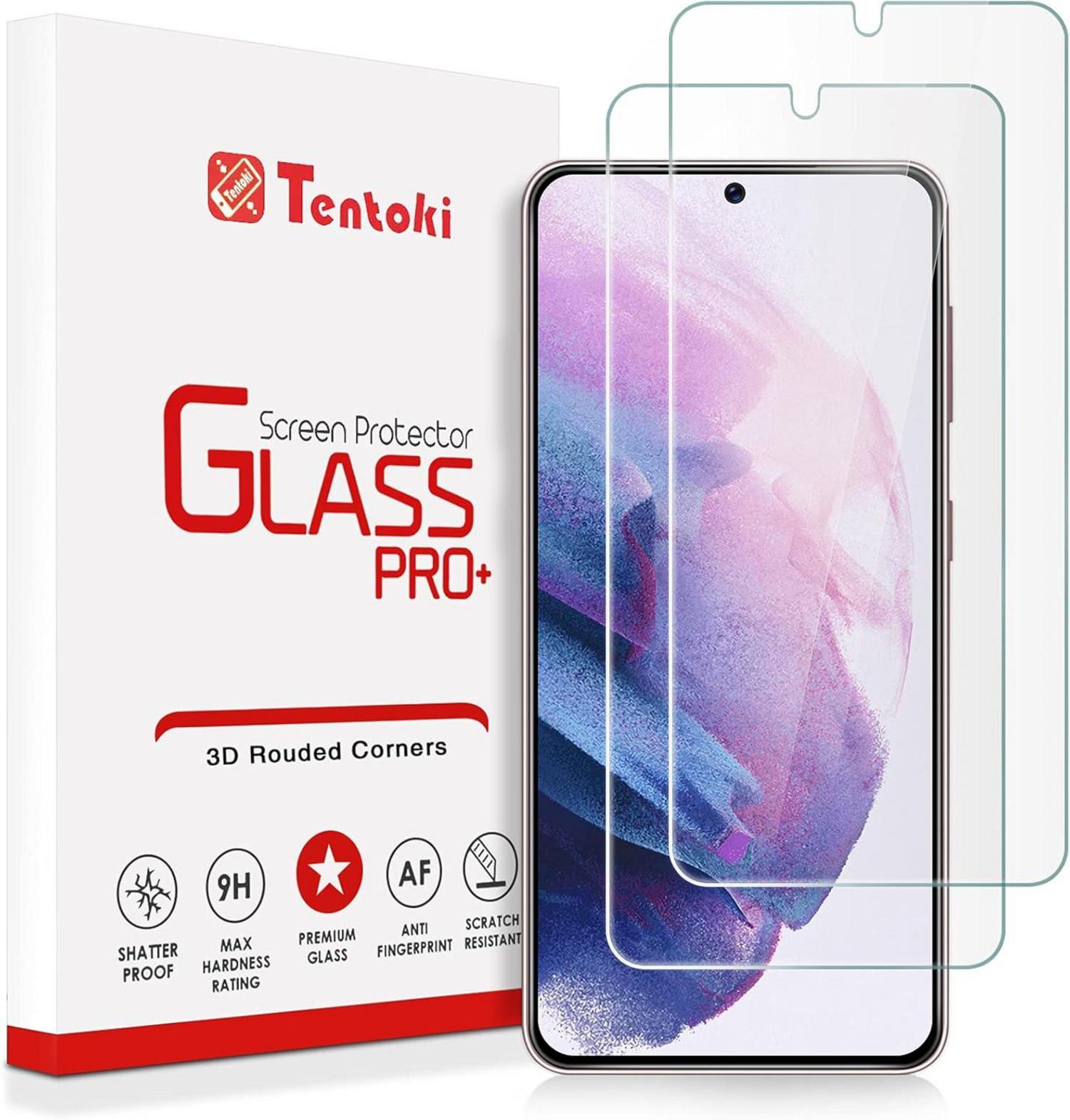 Displayschutzfolie Samsung Galaxy S21 Panzerglas 9H Härte 2 Stück