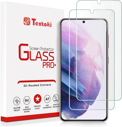 Displayschutzfolie Samsung Galaxy S21 Panzerglas 9H Härte 2 Stück