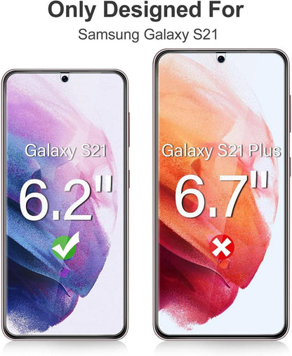 Displayschutzfolie Samsung Galaxy S21 Panzerglas [2