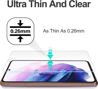 Displayschutzfolie Samsung Galaxy S21 Panzerglas 9H Härte