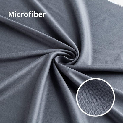 4er Pack Mikrofasertuch 40x40cm Grau - Reinigungstuch für