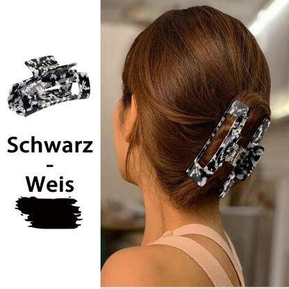 4PCS Acryl HaarKrallen Clips Schildkrötenpanzer Griff
