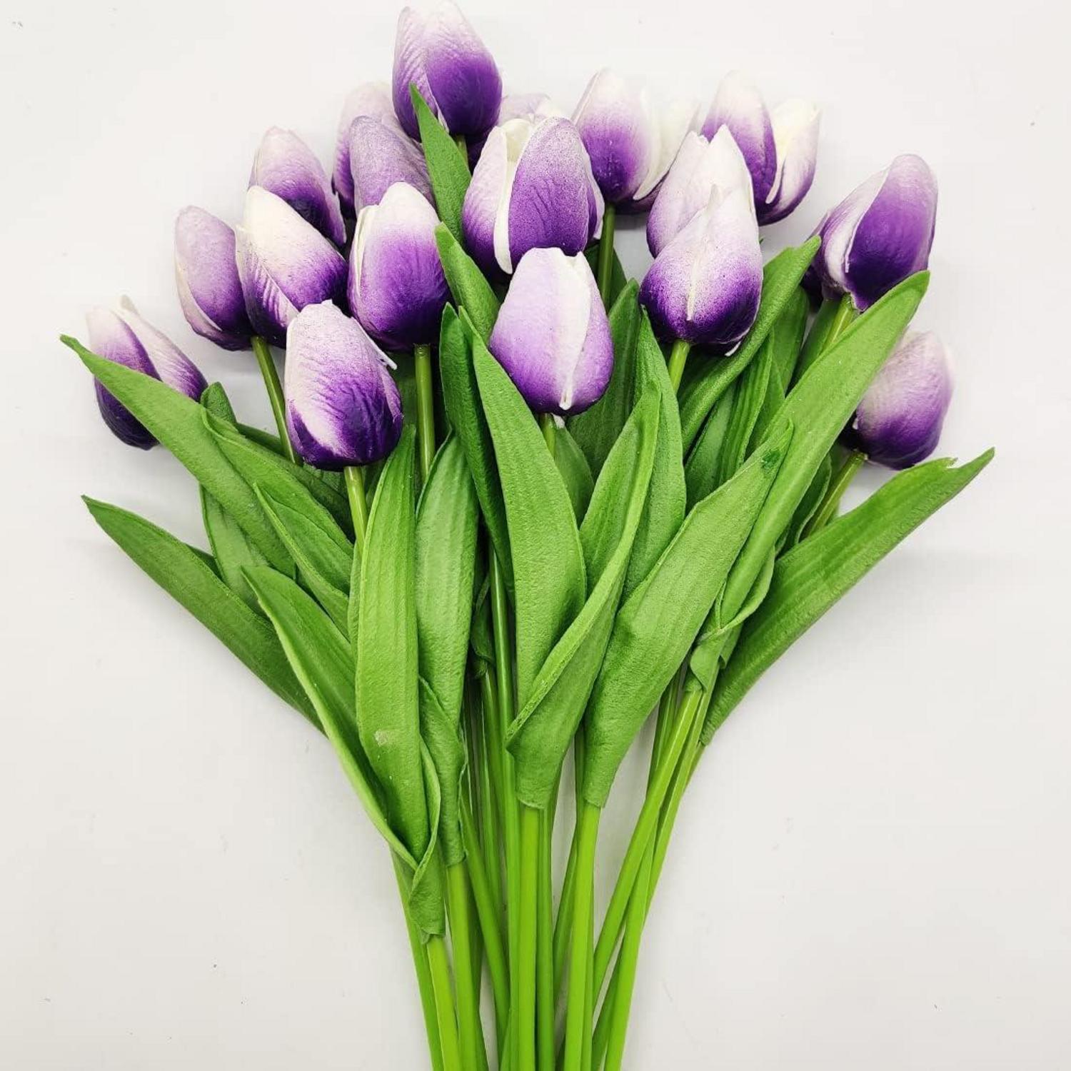 Künstliche Tulpen Hochzeitssträuße Blumen PU Hauptzimmer Deko