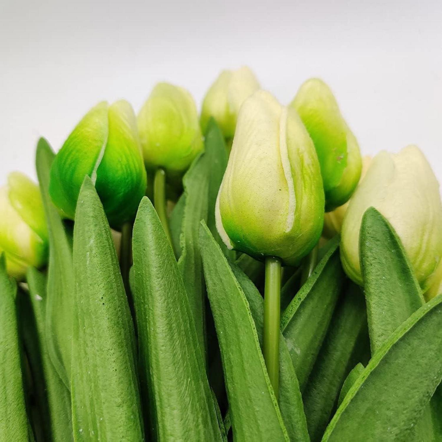 Künstliche Tulpen Gefälschte Hochzeitsblumen 20 Stück PU Hauptzimmer