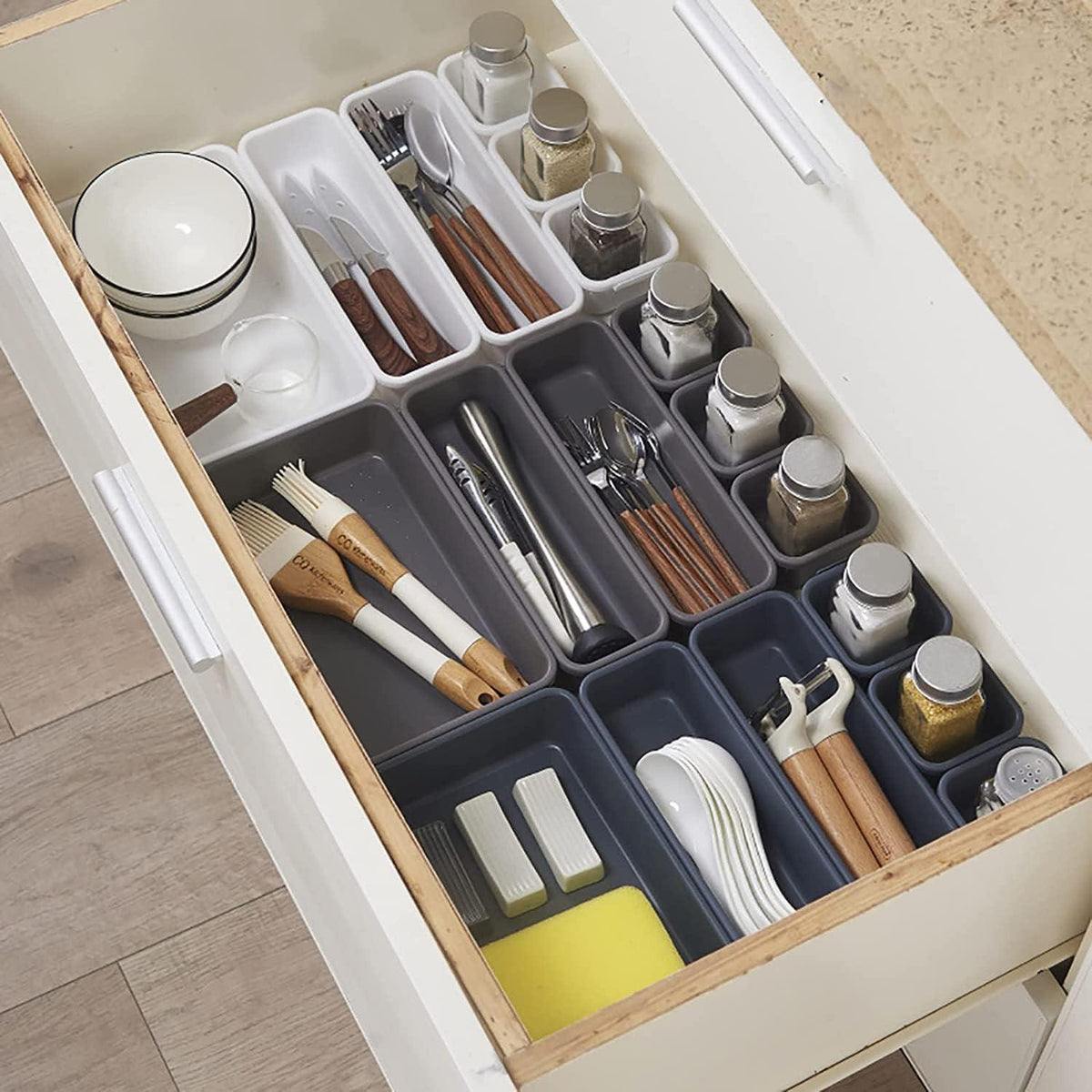 Schubladen Organizer Set 42-teilig Kunststoff Ordnungssystem Kosmetik