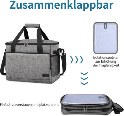 Lubardy 15L 30L Kühltasche Wasserdicht Groß Thermotasche Isoliertasche