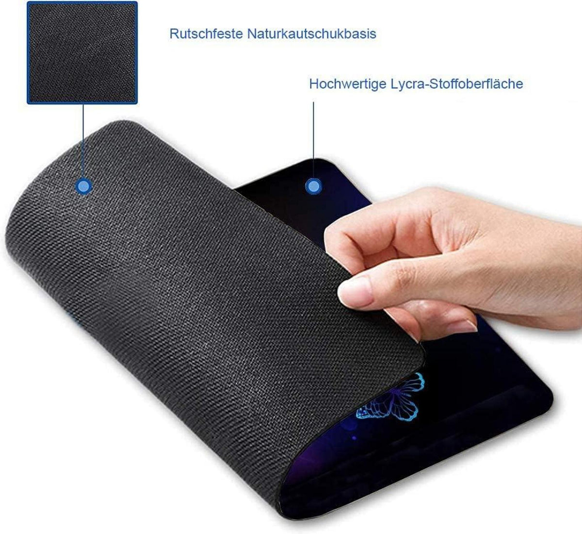 Mousepad Gaming Office Mauspad waschbar rutschfeste