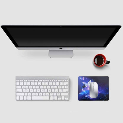 Gaming Mousepad Büro Mauspad Designs 24x20x0,3cm Computer Laptop Blau