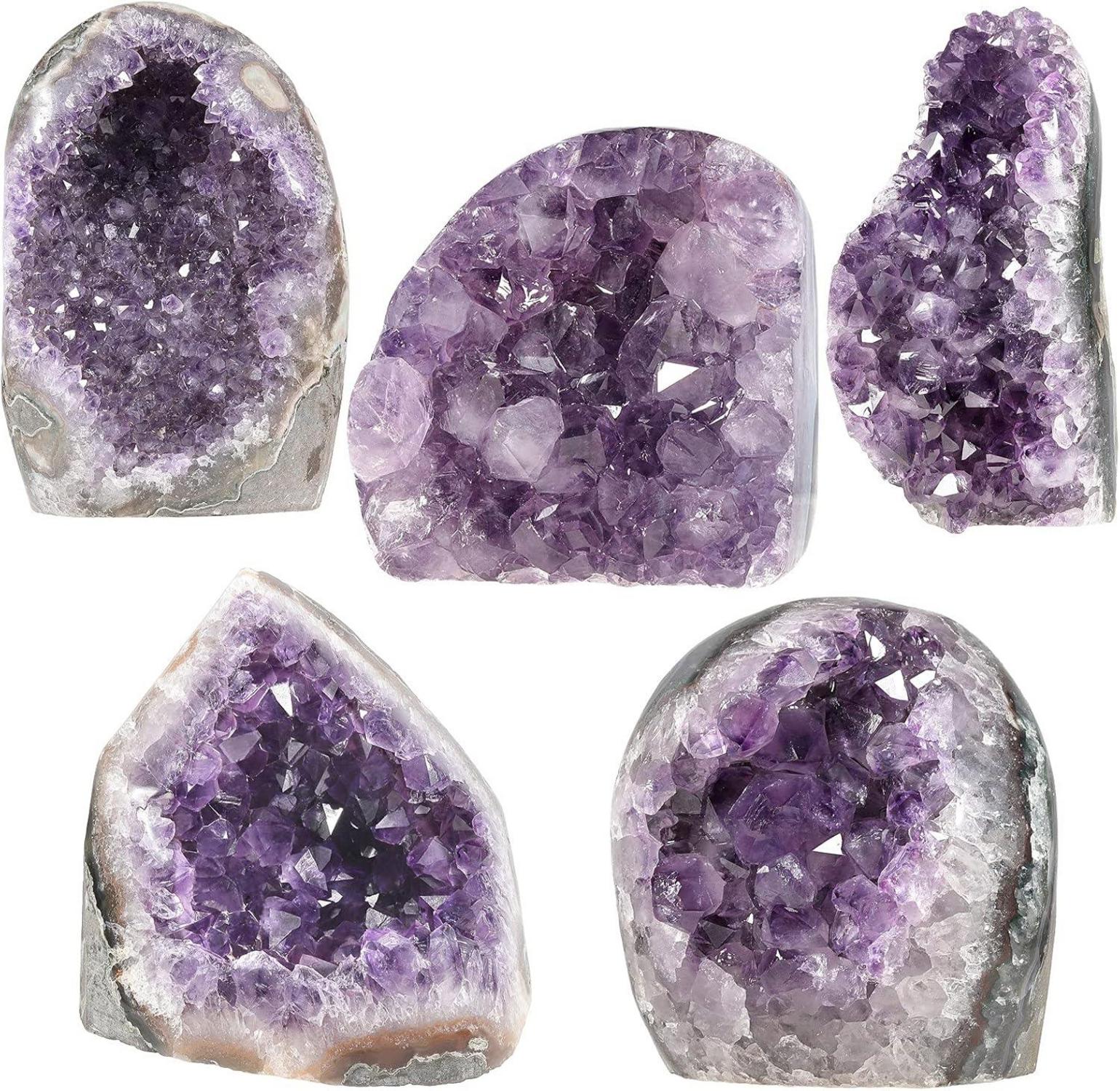 Natürlicher Amethyst Cluster 700-800g | Dekorative Steine