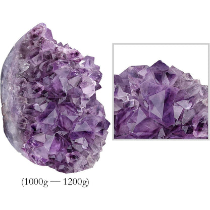 Natürlicher Amethyst Cluster Specimen Stein 1000-1200 g