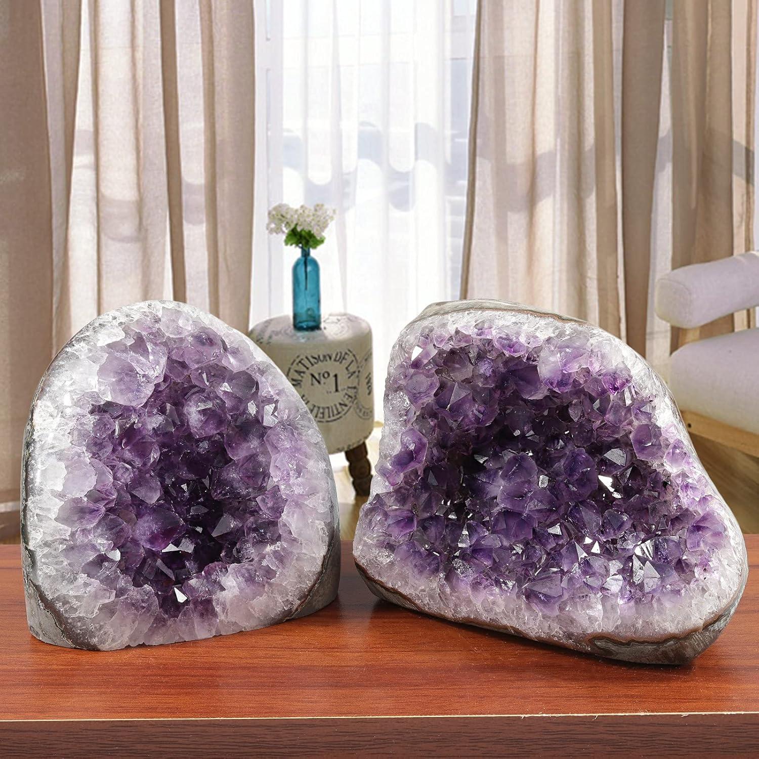 Natürlicher Amethyst Cluster 200-300g Deko Steine