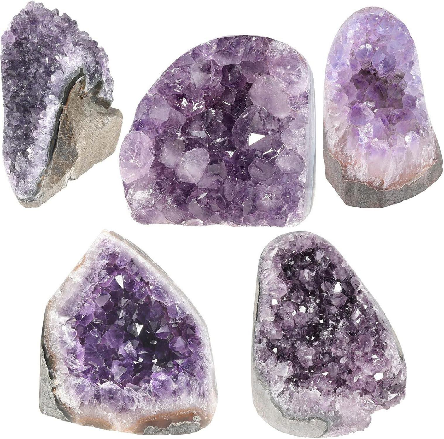 Natürlicher Amethyst Druse Rohstück 200-300g Fengshui Reiki Heilung Meditation