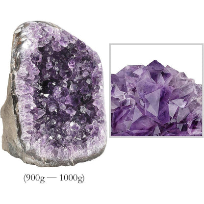 Natürlicher Amethyst Drusensegment Rohstein 900-1000 g