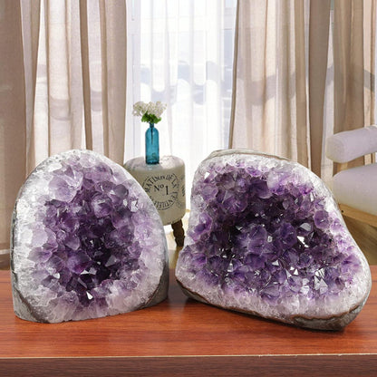 Natürlicher Amethyst Drusensegment Rohstein 900-1000 g