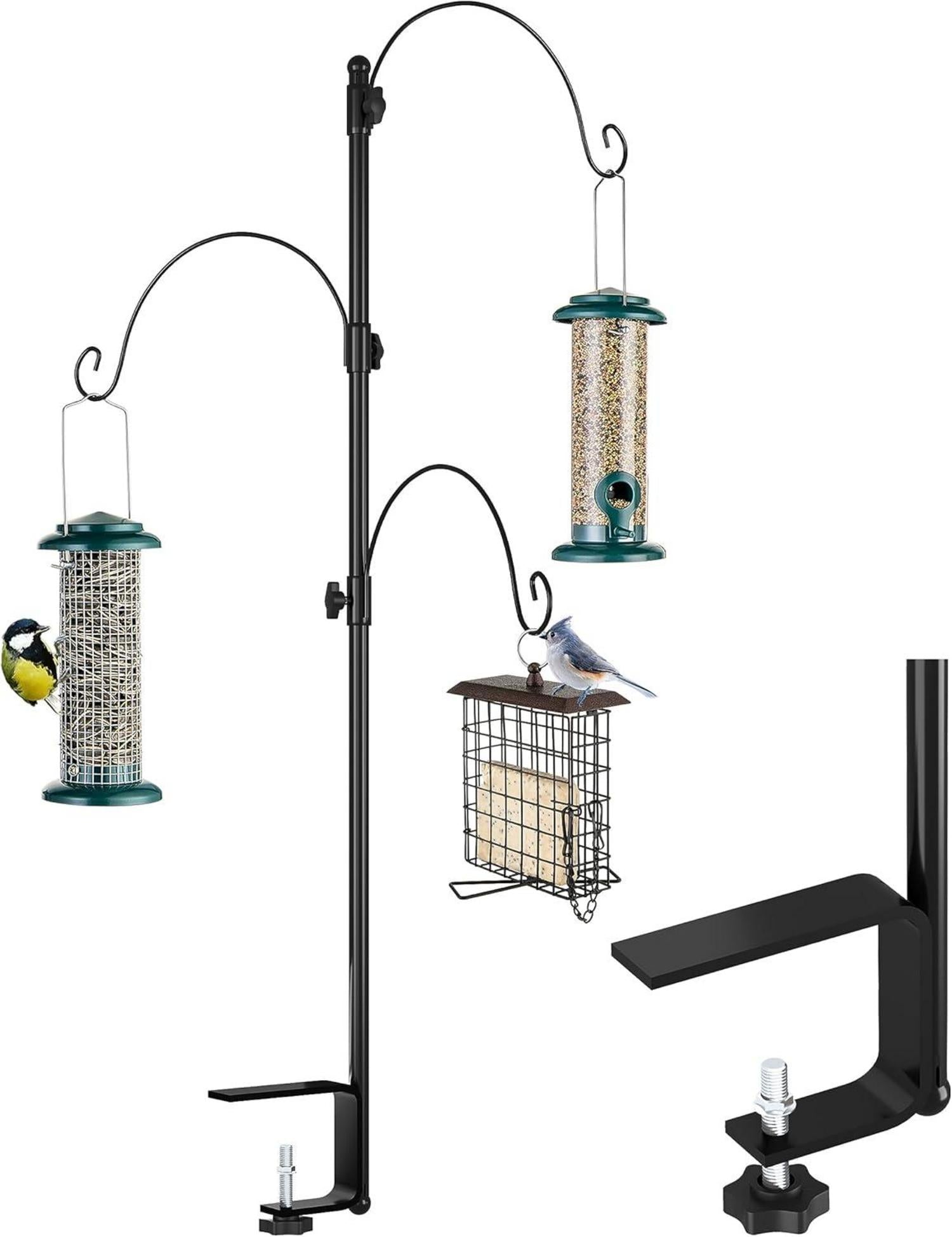 Vogelfutterspender Metall Futterstation Terrasse Balkon
