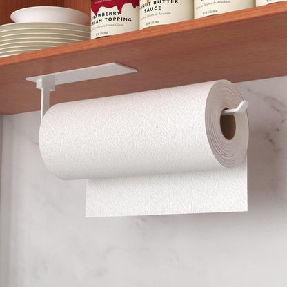 Weiß Küchenrollenhalter ohne Bohren Selbstklebend Praktisch
