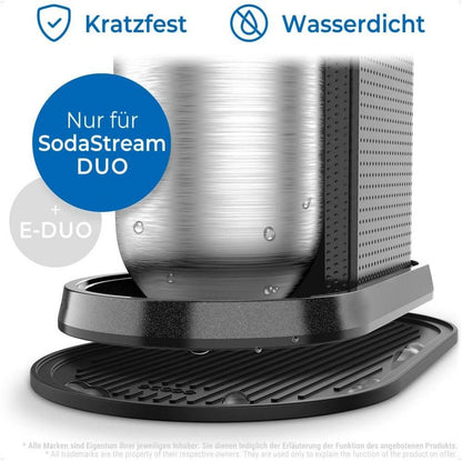 Silikon Abtropfmatte für SodaStream Duo - wasserdicht, rutschfest, einfach zu reinigen