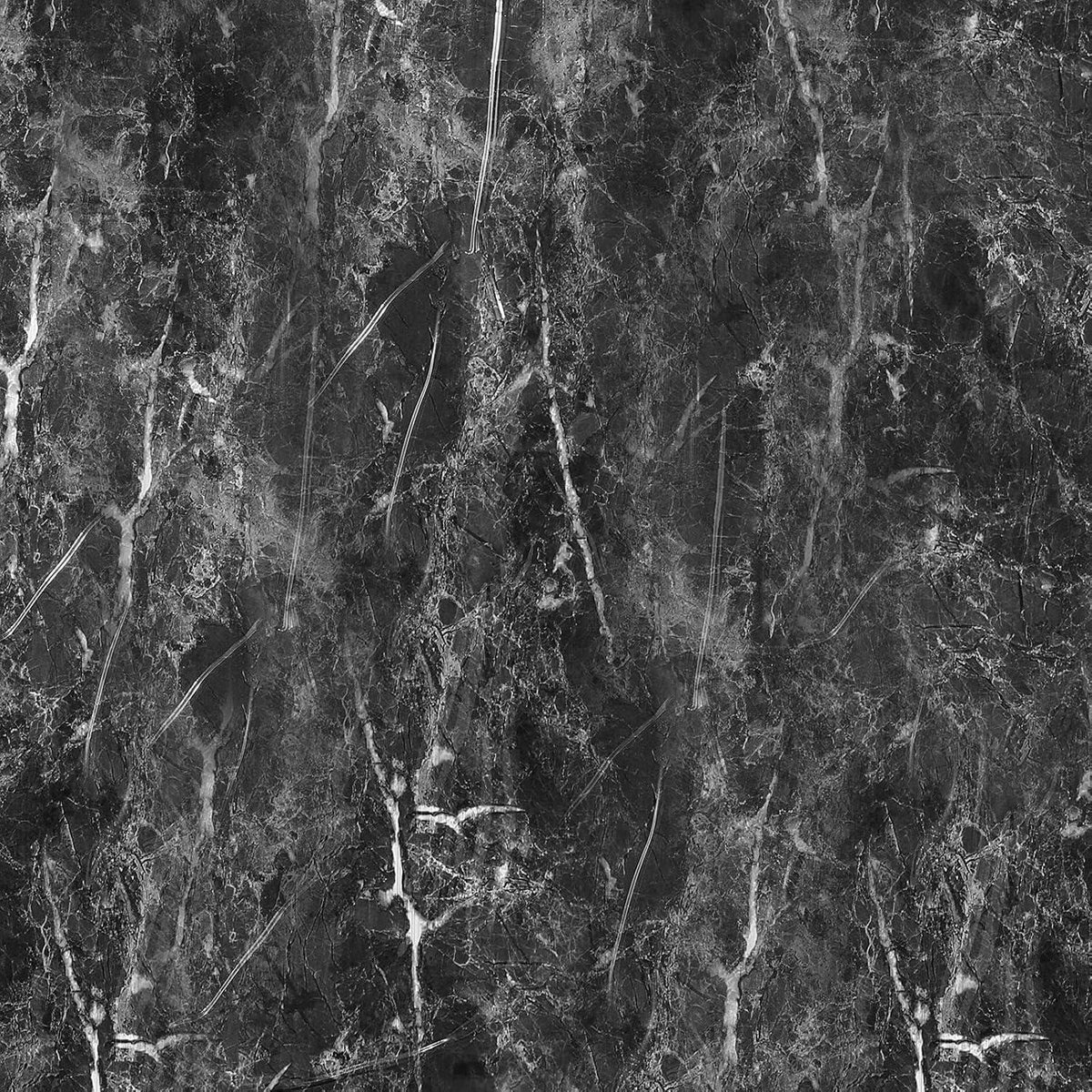Selbstklebende Marmortapete Schwarz Glitzer Vinyl Film Einfach