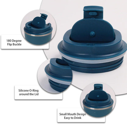 Isolierter Edelstahl-Kaffeebecher to go 510ml Thermo Blau