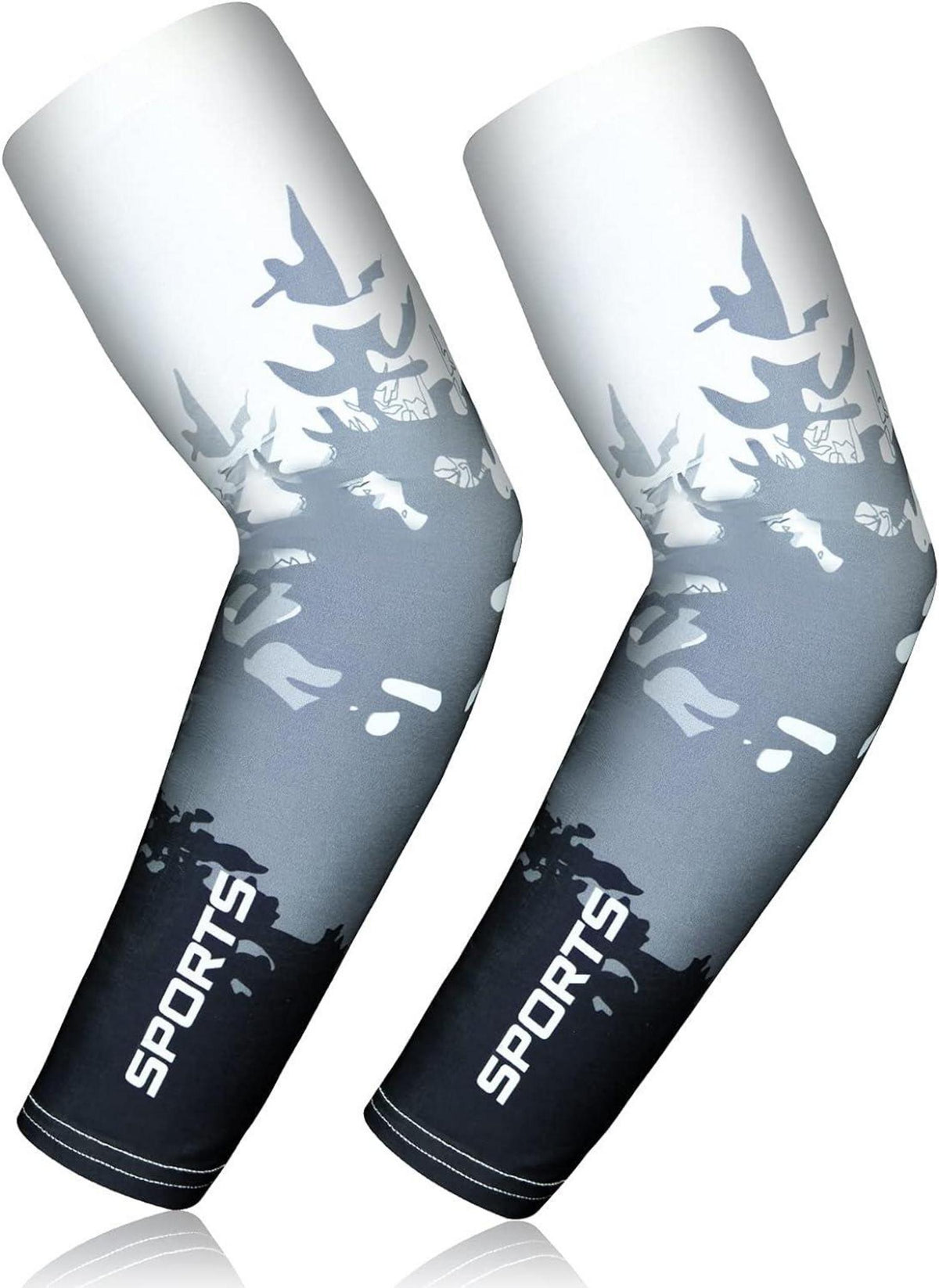 Arm Sleeves UV-Schutz UPF 50 Rutschfest Laufen Golf Basketball