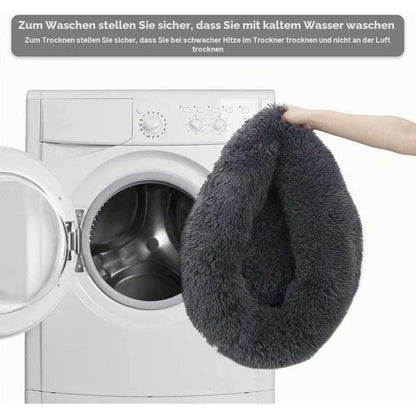 Flauschiges Hundebett Orthopädisch Grün Ø 100cm