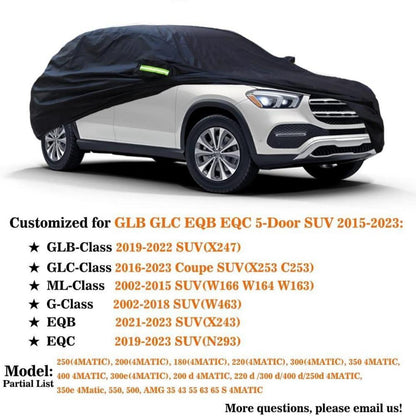 Autoabdeckung wasserdicht Mercedes GLB GLC EQB EQC SUV