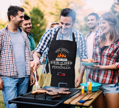 Grillbesteck Set 21 teilig BBQ Zubehör Edelstahl Männer Geschenk