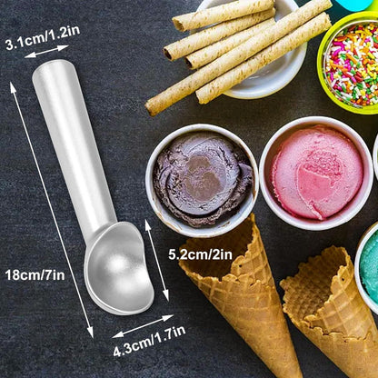 Eislöffel Antihaft Aluminium 18cm für Gelato Keksteig Sorbet