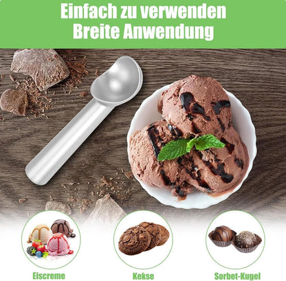 Eisportionierer Antihaft-Aluminium-Eiskugelportionierer 18cm Design