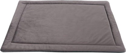 Hundematte Weiches Hundebett Rutschfest Waschbar Plüsch 74x53cm Braun