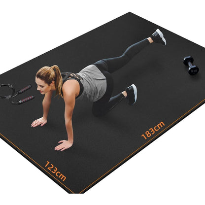Fitnessmatte rutschfest extra dick für Laufband und Heimtraining