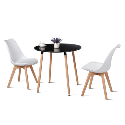 Essgruppe mit Esstisch & 2 Stühlen – Modernes Design