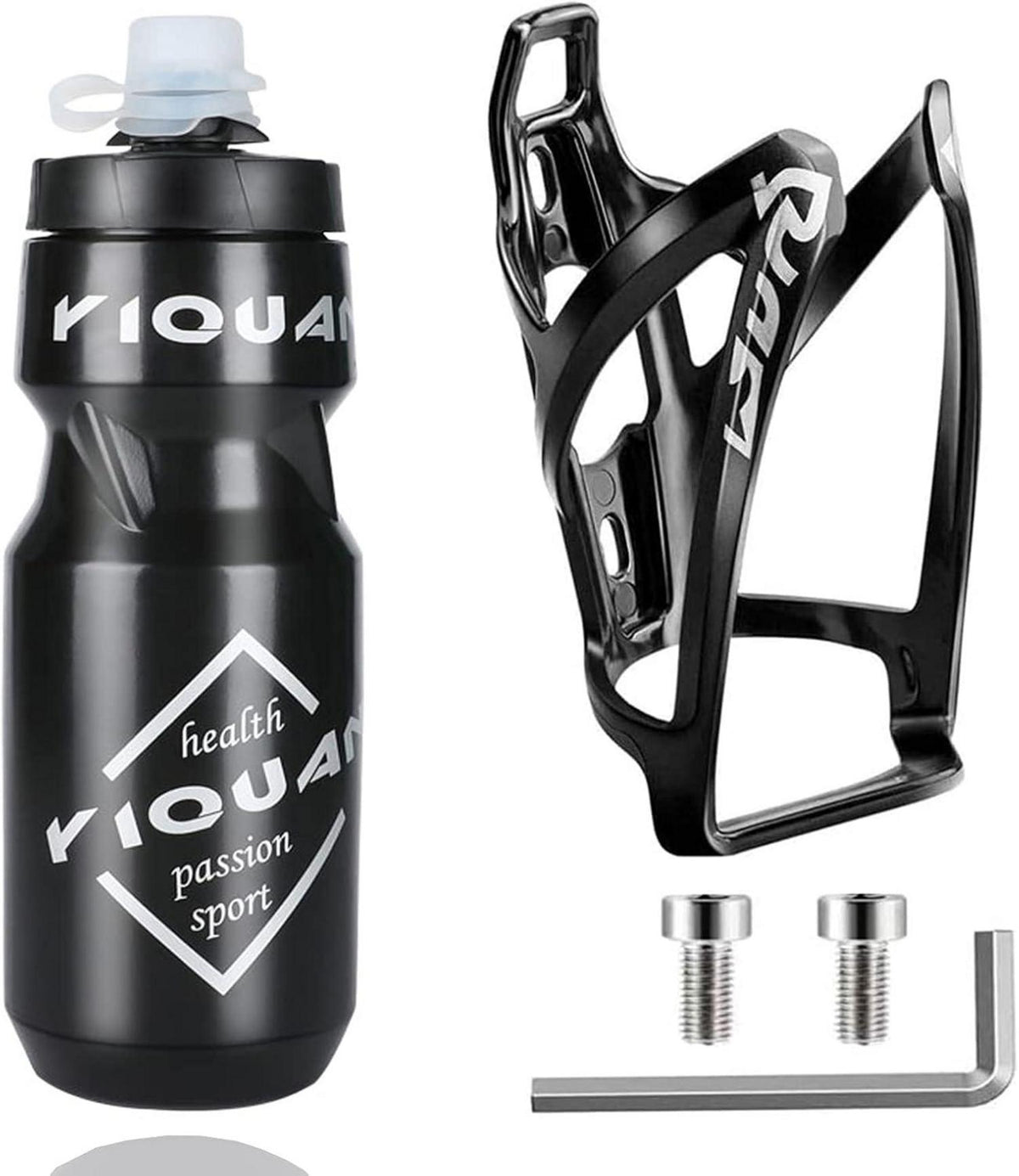Fahrradflaschenhalter mit 24 oz Sportflasche Set, BPA-frei, leicht