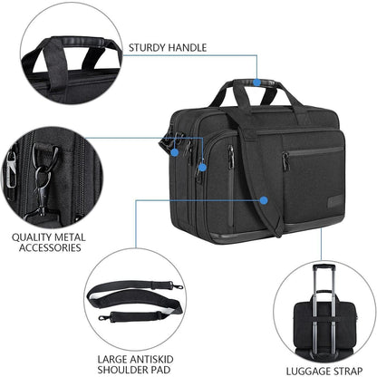 Laptoptasche 17.3 Zoll Wasserdicht Business Aktentasche