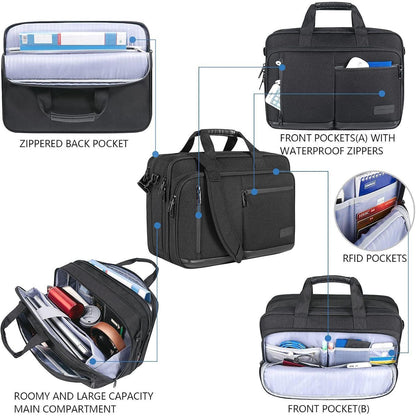 Laptoptasche 17.3 Zoll Wasserdicht Business Aktentasche