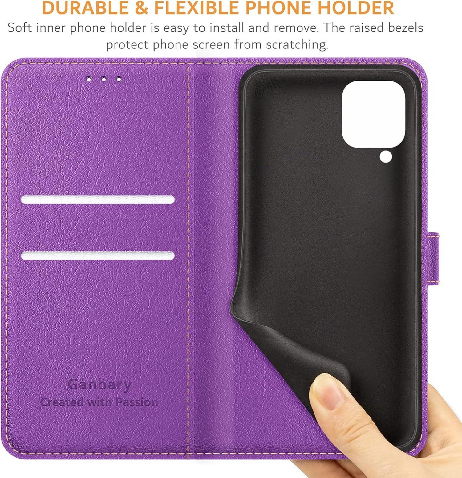 Handyhülle Samsung Galaxy A12/M12 Leder Tasche Flipcase