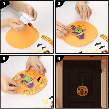 Halloween Bastelset für Kinder – 3D Spukhaus & mehr