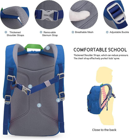 Kinderrucksack Schulrucksack Schultasche 15L 25x14x41cm Blau