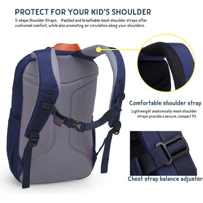Kinderrucksack Mädchen Jungen Schulrucksack Schultasche 15L